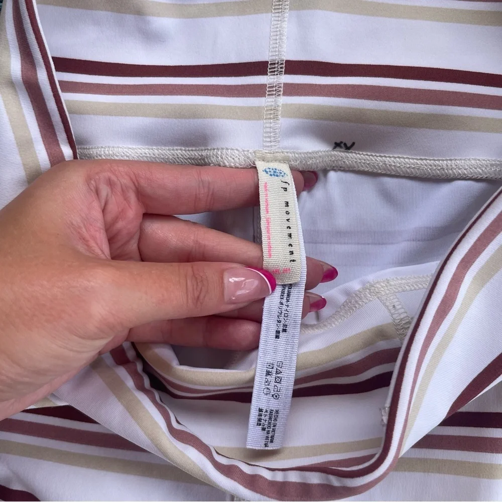 Free People High-Rise 7/8 Length Striped Gidget‎ Legging